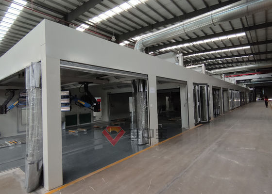 qualità Linea di pittura automatica della lamiera sottile con il sistema di calore della lampada infrarossa fabbrica