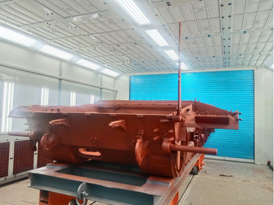 La linea di produzione di verniciatura militare lato esaurisce la cabina militare della pittura del carro armato