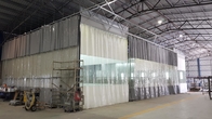 la stazione della preparazione della tenda del PVC ha galvanizzato il prodotto militare della pittura bianca di colore della lamiera di acciaio