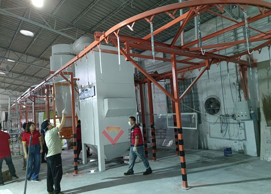 qualità Spolverizzi la linea ricoprente attrezzatura elettrostatica del rivestimento della polvere della pianta di rivestimento della polvere fabbrica