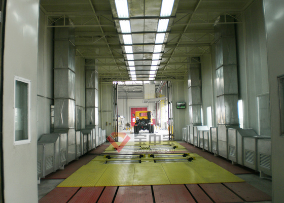 Cabina di verniciatura per camion su misura per l'industria degli autobus