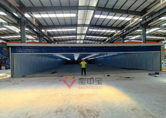 qualità Cabina di spruzzo telescopica del macchinario pesante della cabina ritrattabile professionale della pittura fabbrica
