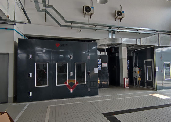 qualità Cabina standard della pittura del CE della pittura di spruzzo del veicolo con il grande fan esaurito dell'assunzione di capacità fabbrica