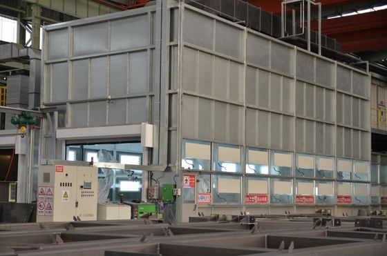 qualità Cabina di verniciatura per montaggio in metallo con forte esposizione in vetro della stanza della struttura in acciaio fabbrica