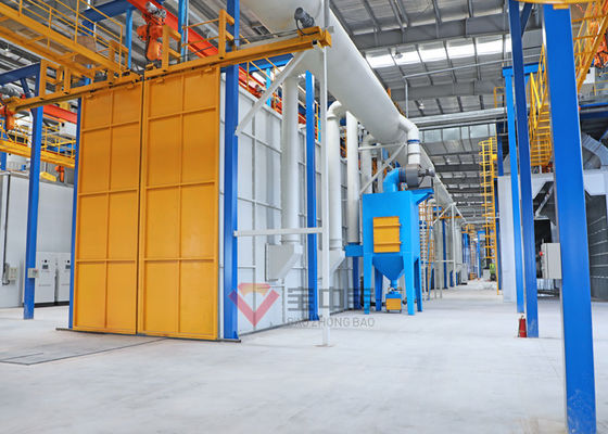 qualità Macchine automatiche PLC Linea di verniciatura Industria Apparecchiature per forni a spruzzatura fabbrica