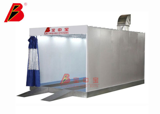 qualità Cabine d'insabbiamento che lucidano la stazione della preparazione della pittura della tenda 6kw del PVC fabbrica