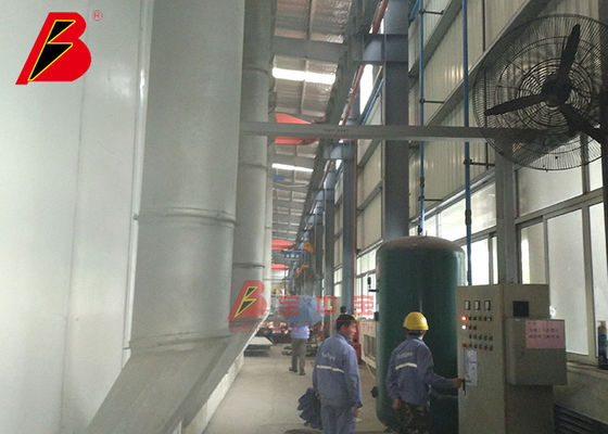 qualità 69kw di pulizia di superficie automatico che sabbia stanza fabbrica
