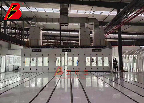 qualità Multi linea di pittura della lamina di metallo della stazione di riparazione industriale dell'automobile fabbrica