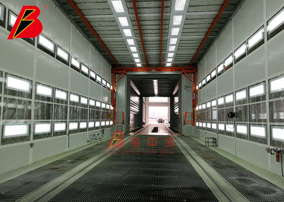 Grande cabina di spruzzo industriale dell'attrezzatura 50um con il sistema astuto