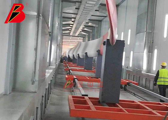 qualità Lama del vento che cuoce la cabina di spruzzo industriale 10um con scarico laterale fabbrica