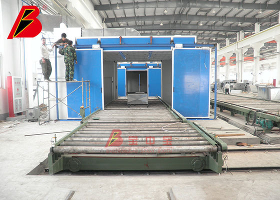 qualità Linea di pittura progetto per il fornitore della Cina della cabina di spruzzo di trasporto del carrello della lama del vento fabbrica