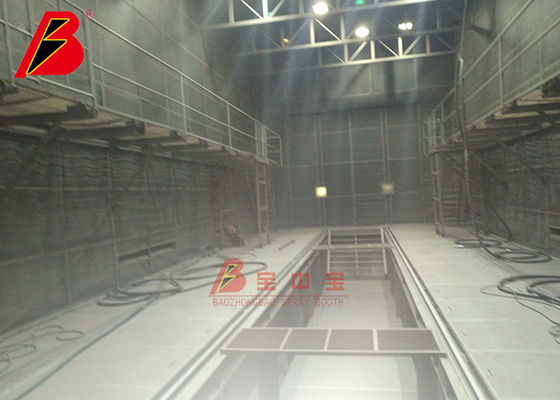 Cabina automatica di brillamento di sabbia del colpo di industria di marca di BZB