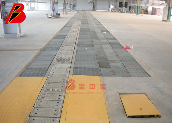 qualità Cabina di spruzzo automobilistica del substrato minimo 2.5m d'acciaio automatico della catena del pavimento fabbrica