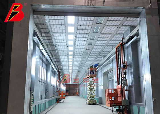 qualità Manlift impermeabile dentro la linea di produzione di verniciatura fabbrica