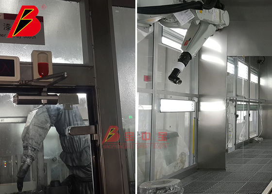 Linea automatica attrezzatura del ciclo di verniciatura di controllo del robot della pittura per la produzione delle automobili di marca