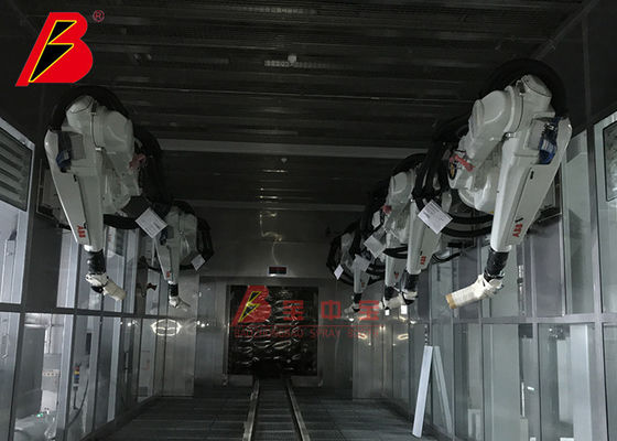 qualità Linea di pittura laterale del robot due componenti dell'automobile che dipingono la linea di produzione attrezzature di verniciatura di qualità fabbrica