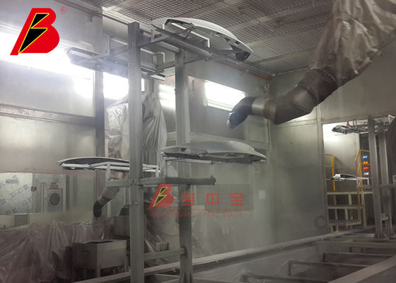 qualità Linea di produzione di verniciatura del metallo del sistema automatico di Hood Paint Room With Robot attrezzature di verniciatura fabbrica
