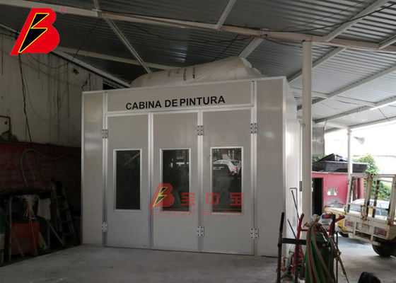 Down Draft Automotive Spray Painting Equipment Simple Paint Booth For Car Repair Shop