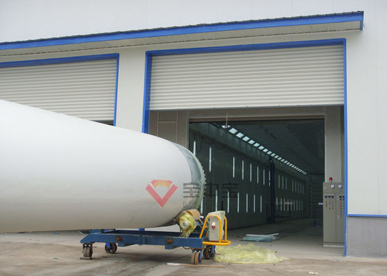 qualità Generatore eolico della stanza dello spruzzo della lama del vento di Customied il grande si eleva attrezzature di verniciatura fabbrica