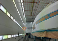 Le cabine della pittura dell'yacht spruzzano la rifinitura della cabina per le barche Customied giù la cabina di spruzzo della nave del progetto