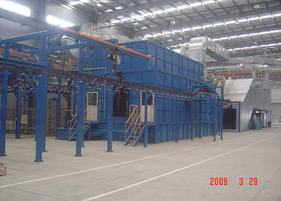 qualità Linea di pittura professionale del macchinario pesante con i progetti d'attaccatura della pittura del sistema di trasporto fabbrica
