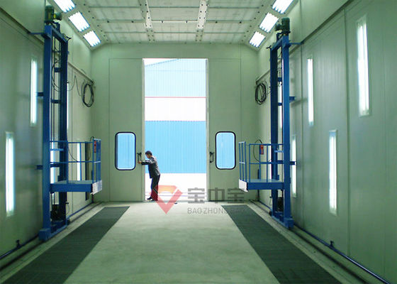 qualità 3D sollevano la piattaforma di funzionamento per l'azionamento su misura della cabina della pittura del bus in tutto la cabina di spruzzo fabbrica