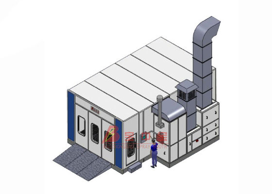 qualità Cabina di spruzzo di lusso di progettazione di Europ di calore dello spruzzo della stanza del Downdraft della cabina diesel della pittura fabbrica