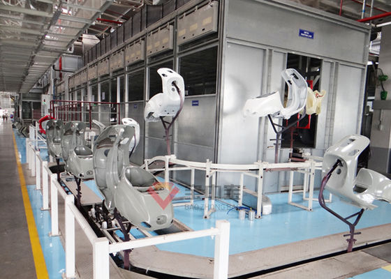 qualità Linea di pittura automatica del motociclo attrezzature di verniciatura del comando a catena astuto che dipingono la linea di produzione fabbrica