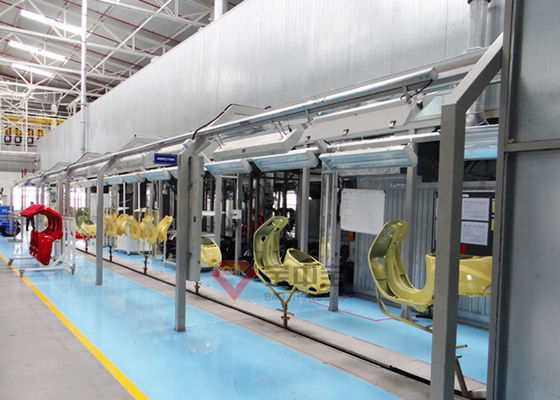 Linea di produzione della pittura di spruzzo del motociclo attrezzatura automatica di verniciatura a spruzzo