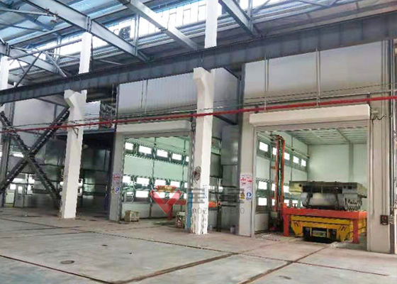 qualità Cabina militare della pittura del carro armato con la linea elettrica della verniciatura a spruzzo del carrello fabbrica