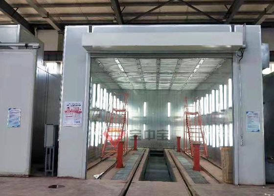 qualità Cabina di spruzzo militare con la cabina della pittura della piattaforma di funzionamento di Manlift fabbrica
