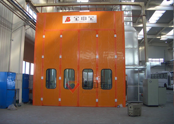 Cabina di spruzzo arieggiata progetto laterale dell'aria con azionamento attraverso le porte