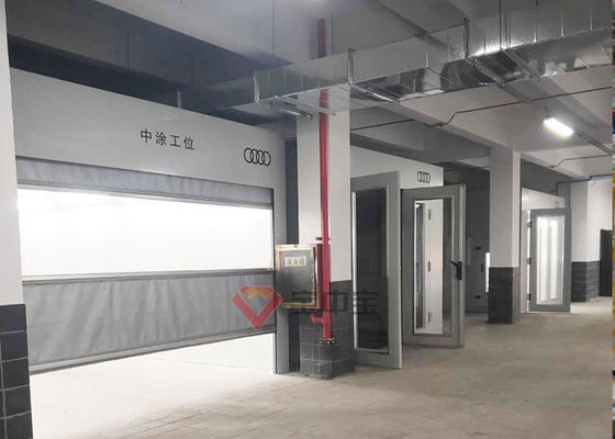 qualità Cabine di Audi Car Repair Shop Sanding che lucidano la stazione di rotolamento elettrica della preparazione della pittura della tenda fabbrica