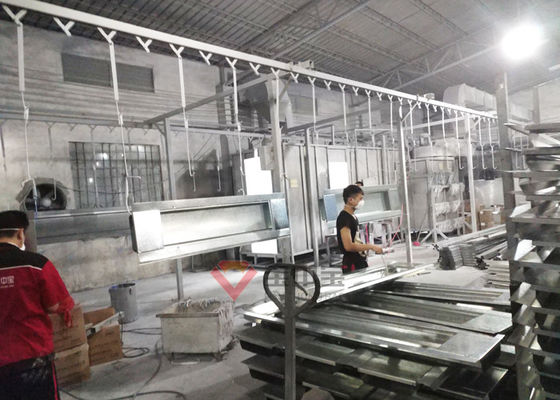 qualità Linea di rivestimento automatica della polvere di metallo per l'alta stanza bollente di Temperurer fabbrica