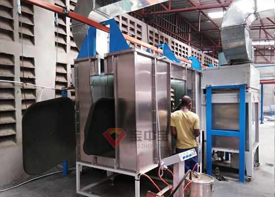 qualità Linea di produzione completamente automatica del rivestimento della polvere di Reciprocator per la cabina bollente fabbrica