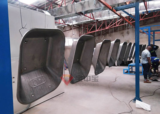 qualità Potere che ricopre la linea di rivestimento d'attaccatura di potere di Oven Semi Automatic Loading Workpiece fabbrica