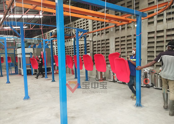 qualità Linea + forno di rivestimento di potere della fabbrica del metallo con la pagina sostenente del carrello fabbrica