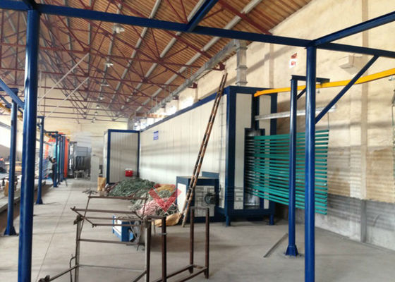 Linea di produzione di alluminio della mano di potere di profilo stanza automatica del ciclo di verniciatura