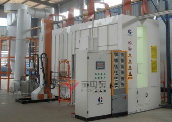 qualità Grande linea di rivestimento automatica della polvere della stanza di polvere di vortice a Singapore fabbrica