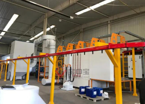 qualità Linea di pittura automatica di spruzzatura della polvere del grande ciclone per l'attrezzatura di ventilazione fabbrica