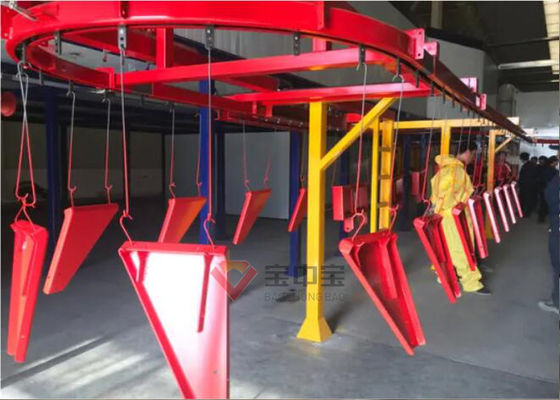 qualità Linea di rivestimento industriale a catena d'attaccatura della polvere con il sistema di Recircle di potere fabbrica