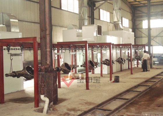 Linea di mano di potere del ricambio auto linea di pittura professionale sistemi di trasportatore