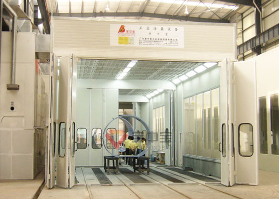 qualità La cabina della pittura del macchinario pesante per la fabbrica di stato dell'aria proietta la linea ricoprente professionale fabbrica