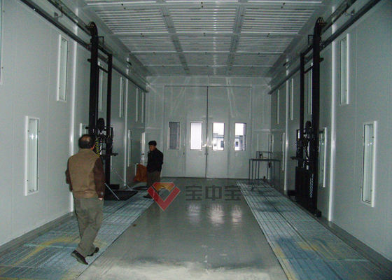 qualità Azionamento componente della cabina della pittura di stato dell'aria in tutto la linea di mano cabina della pittura del macchinario pesante fabbrica