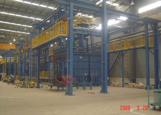 qualità Cabina della pittura del macchinario pesante con la linea di pittura automatica del sistema Industral della catena di consegna fabbrica