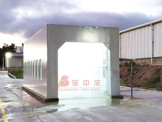 qualità Linea della prova di impermeabilità con l'accensione della cabina di pioggia di ispezione fabbrica