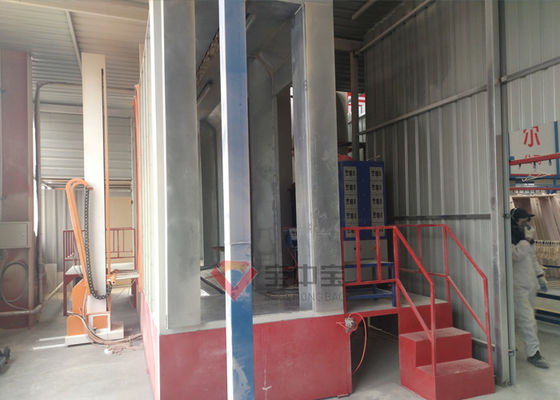 qualità Le attrezzature dell'industria spolverizzano automaticamente la linea ricoprente per la porta del metallo fabbrica