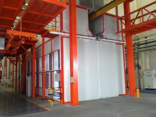 qualità La cabina della pittura del macchinario pesante per le attrezzature del gruppo di Yuanda spruzza la cima della cabina si apre fabbrica