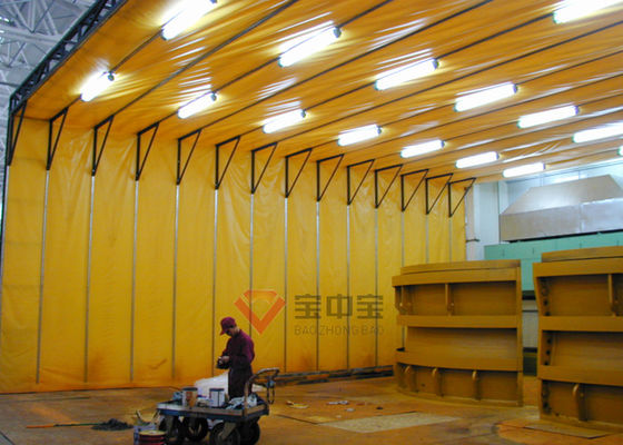 qualità Cabina di spruzzo portatile della cabina telescopica mobile ritrattabile della pittura per i grandi pezzi in lavorazione fabbrica