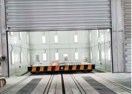 Cabina di spruzzo militare con la linea di verniciatura della cabina di trasporto della macchina pesante bassa della ferrovia